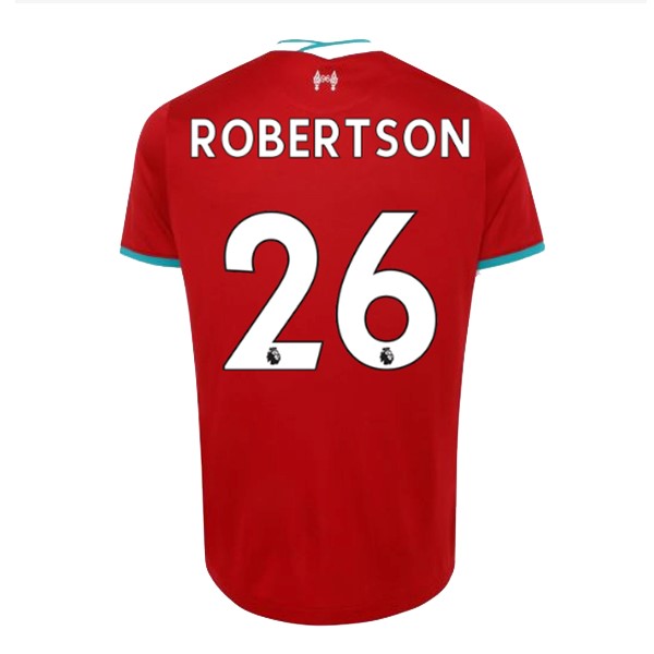 Camiseta Liverpool NO.26 Robertson Replica Primera Ropa 2020/21 Rojo